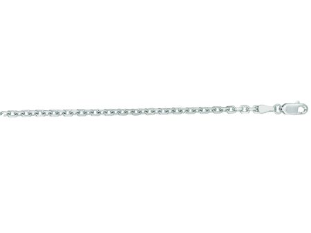 18K Gold 2.6mm Diamond Cut Cable Chain Sale