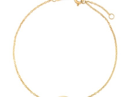 14K MOP Evil Eye Bracelet on Sale