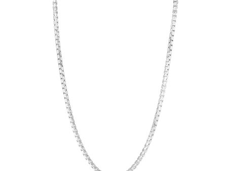 Sterling Silver 3.9mm Rockstar Cut Round Box Chain on Sale