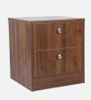 Bedside Table In Columbian Walnut Finish With Drawer Online