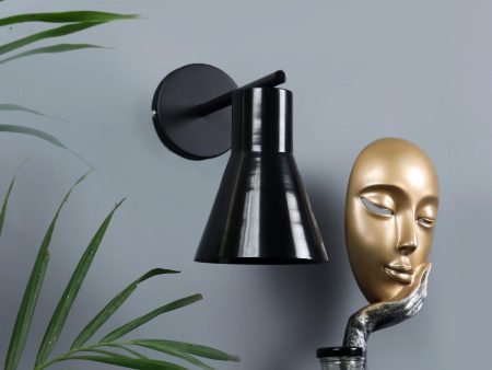 Art Deco Black Metal Wall Light By SS Lightings Online now