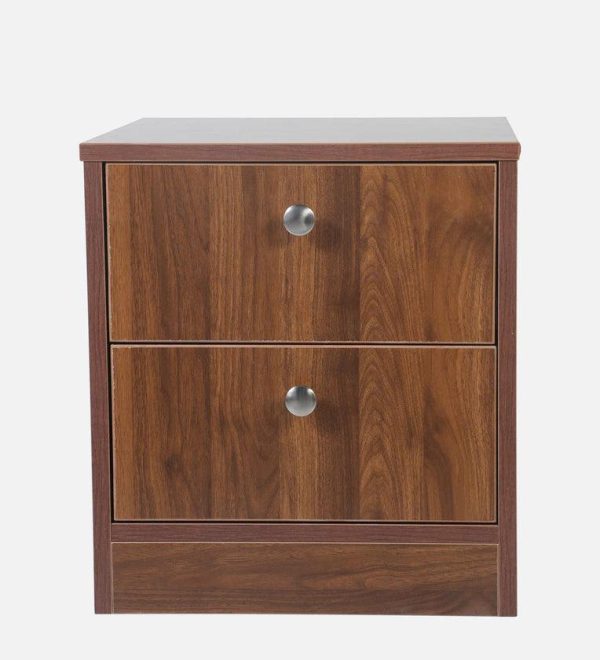 Bedside Table In Columbian Walnut Finish With Drawer Online