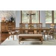 9 - Piece Extendable Solid Wood Trestle Dining Set Online now