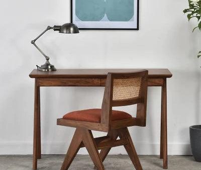 Mariam Wood Study Table with Chair on Sale