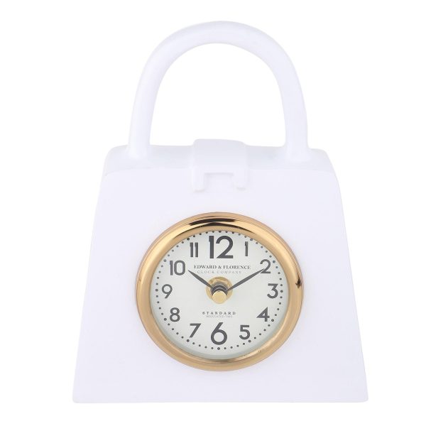 Bag of Time Table clock in White on Sale