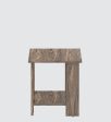 Bedside Table In Dark Walnut Finish Hot on Sale