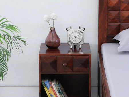 Sheesham Wood Bedside Table in Honey Colour Fashion