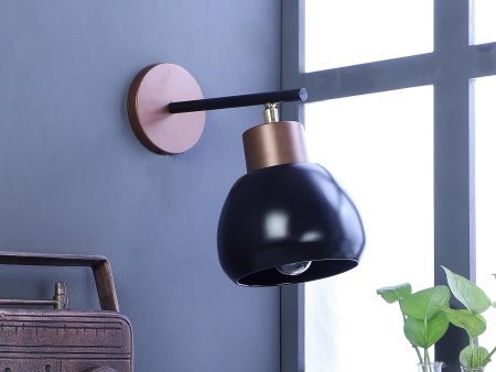 Bon-Bon Black Metal Wall Light by SS Lightings For Cheap