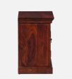 Sheesham Wood LHS Bedside Table in Scratch Resistant Honey Oak Finish on Sale