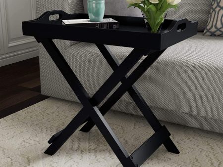 Foldable Coffee Table with Detachable Tray For Cheap