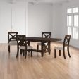 5 - Piece Trestle Dining Set Cheap