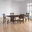 5 - Piece Trestle Dining Set Cheap