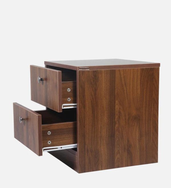 Bedside Table In Columbian Walnut Finish With Drawer Online