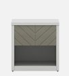 Alaska Bedside Table in High Gloss White Finish With Drawer on Sale