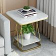 Rica Two-Tier Sofa Side End Table for Living Room Online now