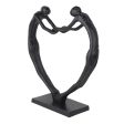 Heartfelt Harmony Sculpture in Black Sale