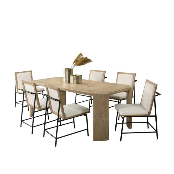 7 - Piece Extendable Dining Set Online now