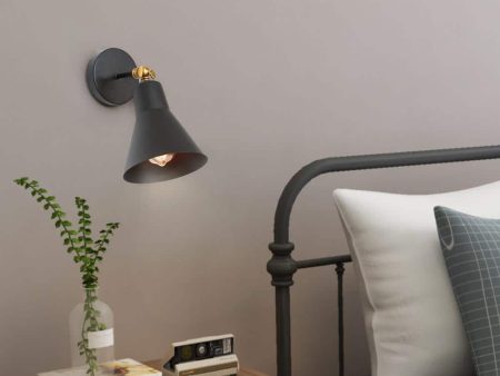 Industrial Black Metal Wall Light By SS Lightings Hot on Sale