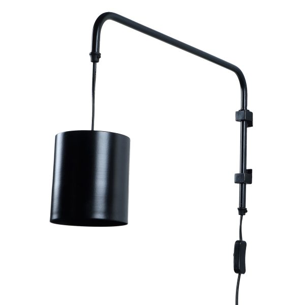 Cicero Black Metal Wall Light by SS Lightings For Cheap