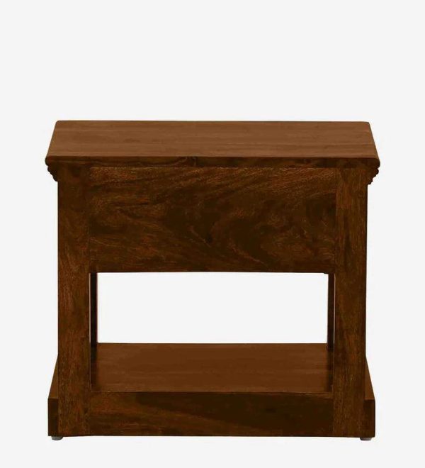 Sheesham Wood Bedside Table In Scratch Resistant Provincial Teak Finish Fashion