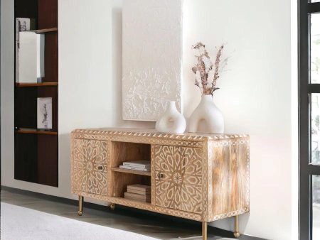 SOLID MANGO WOOD TV UNIT Online Sale