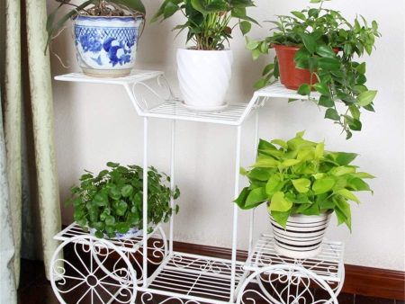 6-Tier Cart Planter Stand | Outdoor Flower Rack Cheap