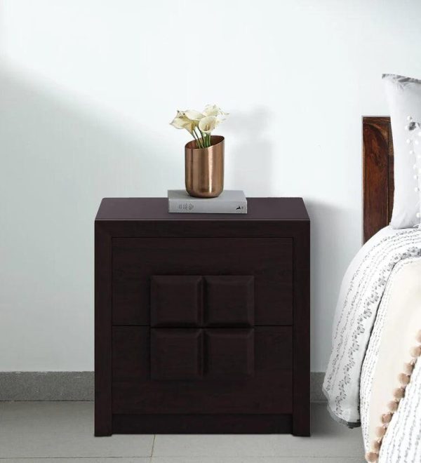 Choco Bedside Table in Vermont Finish with Drawers Online now