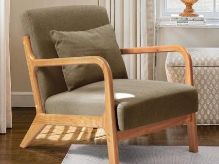 Appletee Back Cushion Support Mid-Century Style Chair Online