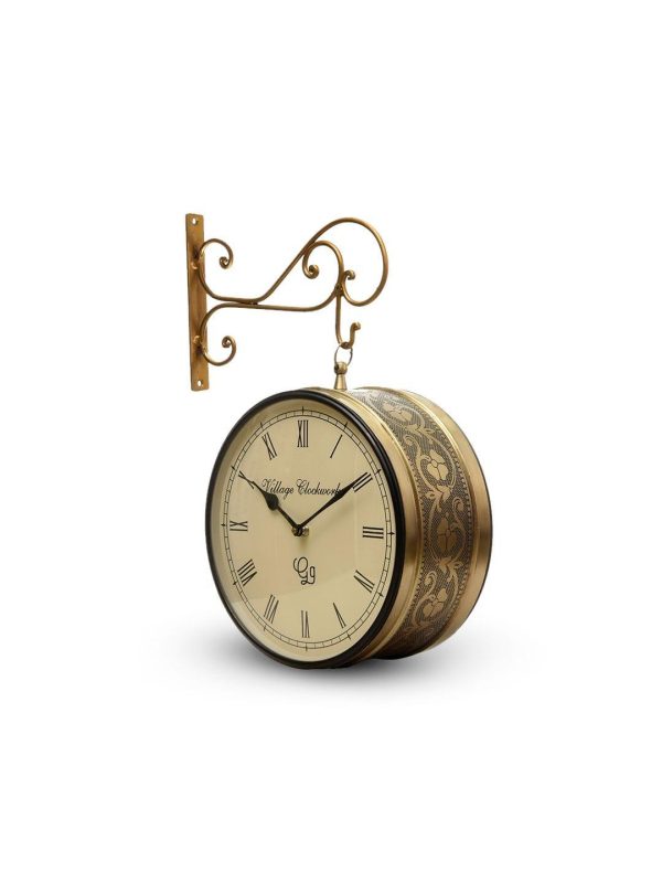 Station Clock Brass 10 Inches For Discount