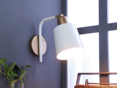 Two-Way White Metal Wall Light by SS Lightings Fashion