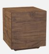 Bedside Table In Matte Brown Finish Hot on Sale