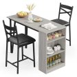 3 - Piece Three Leg Dining Set Discount