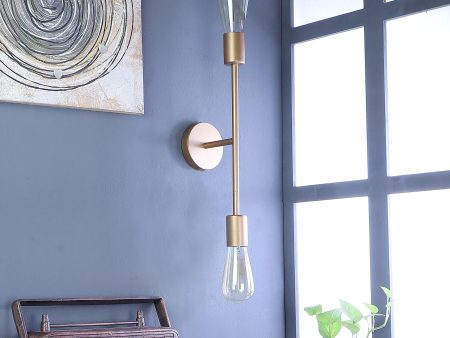 Filo Gold Metal Wall Light by SS Lightings Online Hot Sale