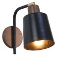 Two-Way Black Metal Wall Light by SS Lightings Fashion