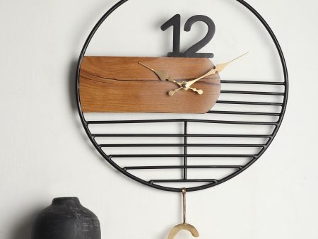 Ringmaster Wall Clock in Black on Sale