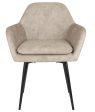 Adiko Lounge Chair Stool in Cream Color Discount