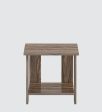 Bedside Table In Dark Walnut Finish Hot on Sale