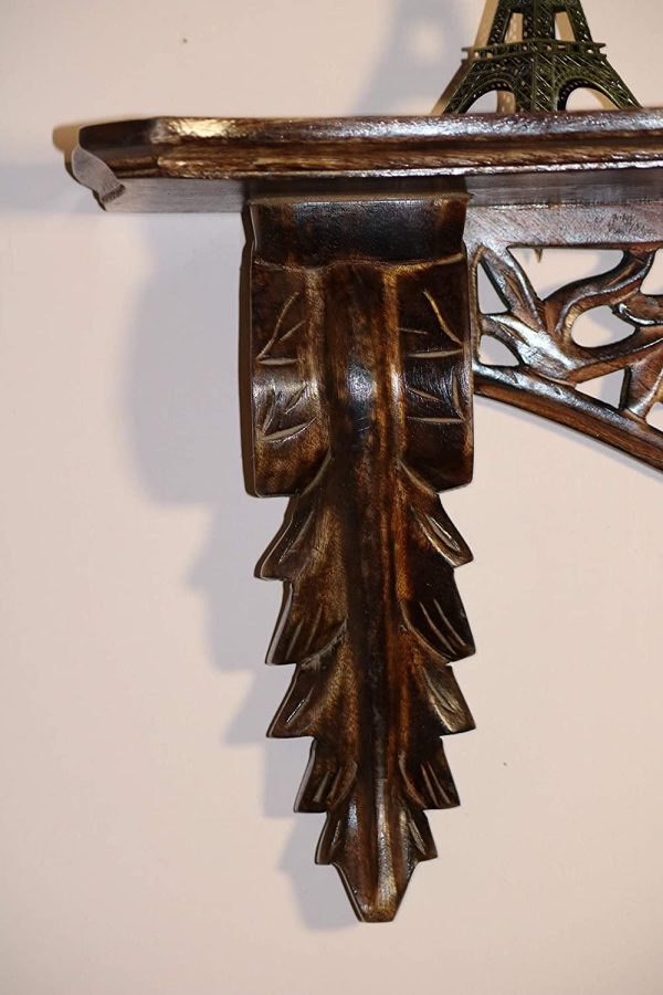 Hand Carved Wall Shelf for Living Room Online Sale