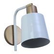 Two-Way White Metal Wall Light by SS Lightings Fashion