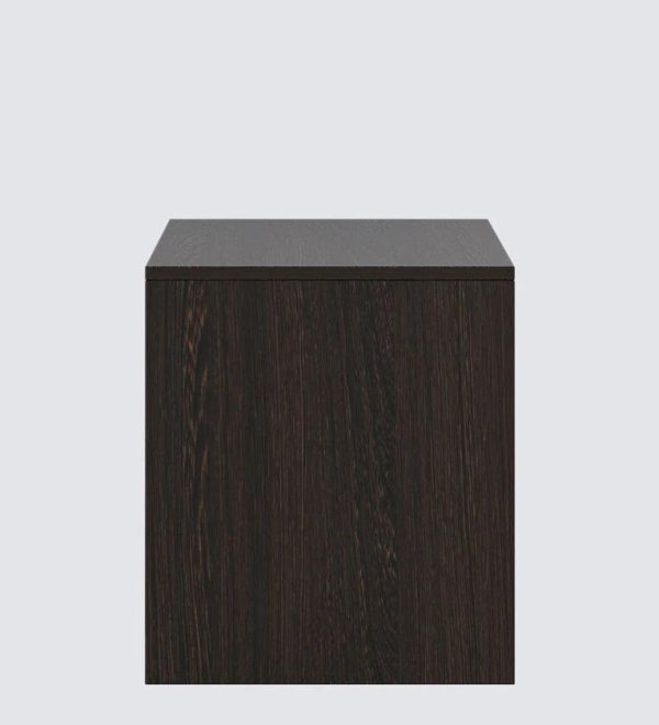 Bedside Table in Brown Flowery Wenge Finish Cheap