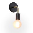 Brass Black Metal Wall Light by SS Lightings For Cheap