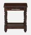 Sheesham Wood Nightstand In Provincial Teak Finish For Discount