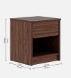 Bedside Table In Columbian Walnut Colour Online Sale