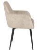 Adiko Lounge Chair Stool in Cream Color Discount