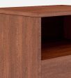 Olivia Bedside Table in Brown Finish with Drawer Supply