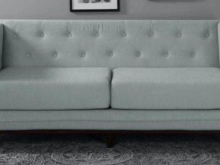 Fabric 3 Seater Sofa In Ice Blue Colour Supply