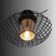 Salma 1 Head Black Mordern Chandelier By SS Lightings Cheap