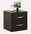 Verona Bedside Table in Fumed Oak Finish with Drawers For Cheap