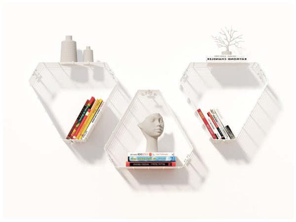 WALL DECOR SHELF 1 UNI SHELF WHITE Online Hot Sale