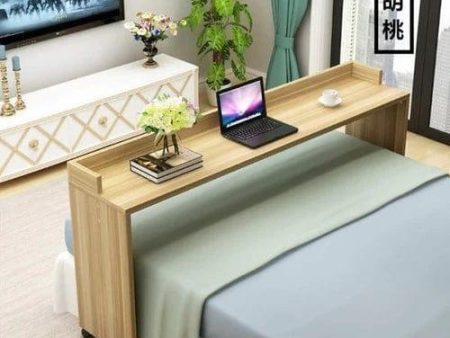 Overbed Rolling Table Laptop Breakfast Wooden Table Trolley Cheap